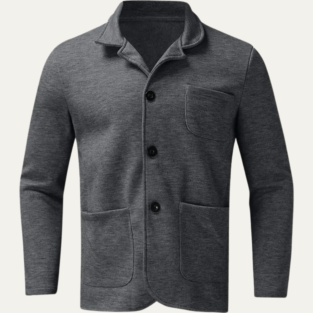Men’s Relaxed Button Front Overshirt Jacket