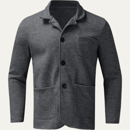 Men’s Relaxed Button Front Overshirt Jacket