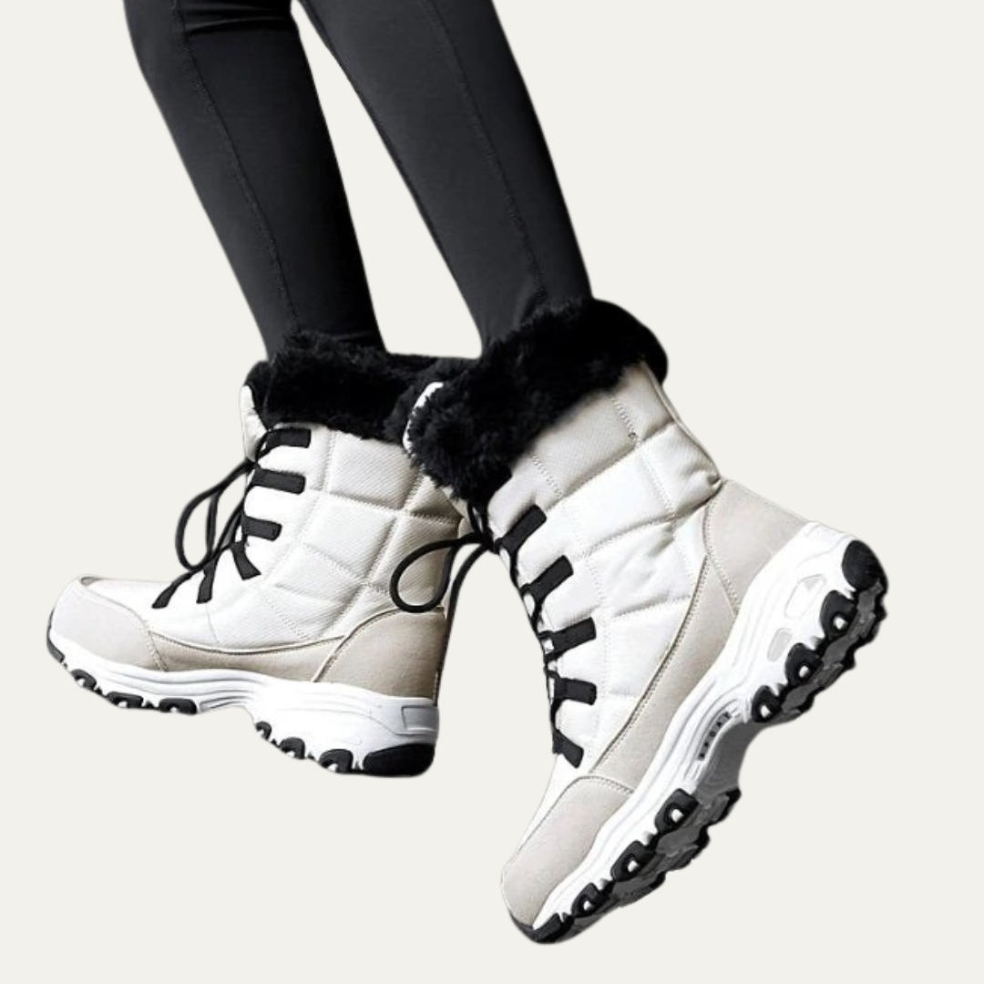 Women’s Insulated High Top Winter Boot with Faux Fur Collar