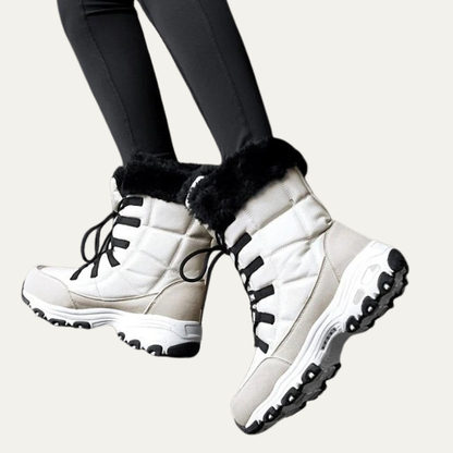 Women’s Insulated High Top Winter Boot with Faux Fur Collar