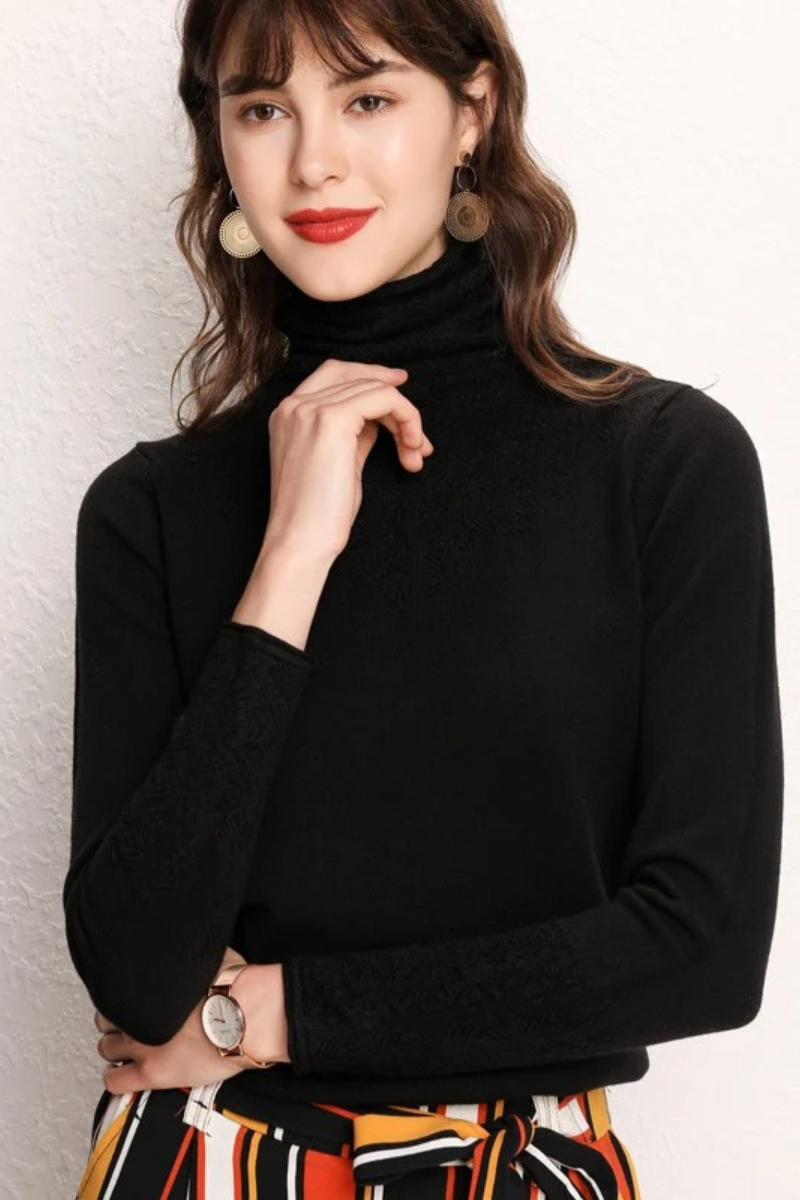 Warm Women's Cable Knit Winter Sweater