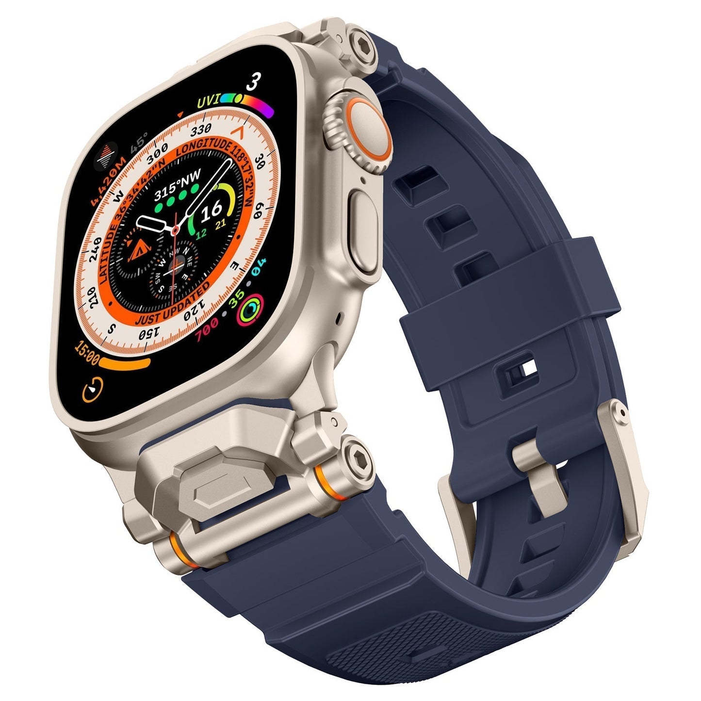 Durable Rubber Strap for Apple Watch
