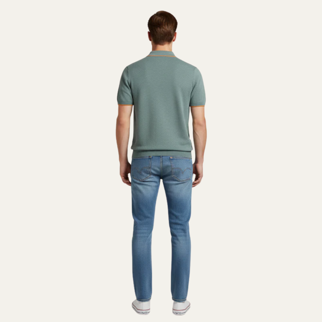 Men’s Structured Collar Polo Shirt