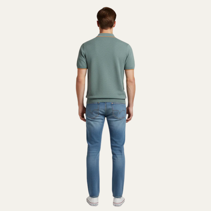 Men’s Structured Collar Polo Shirt