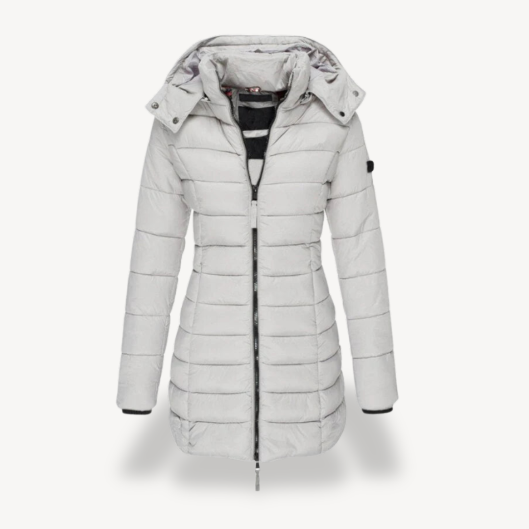 Women's Puffer Jacket with Hood