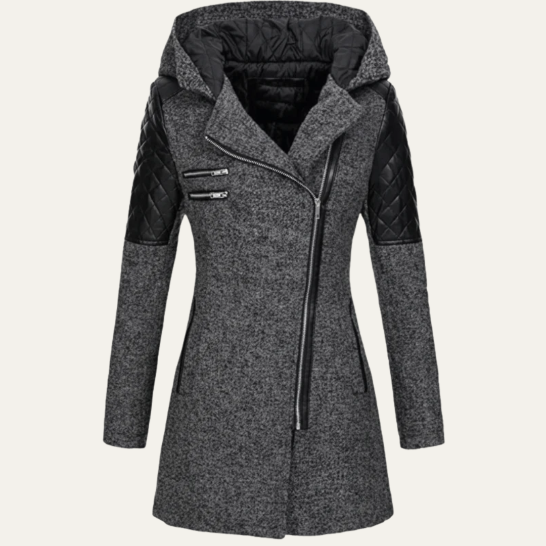 Women’s Mid-Length Moto Coat