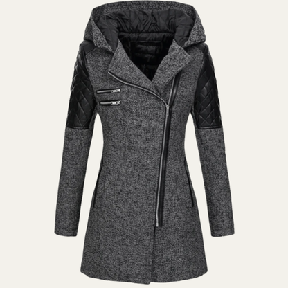 Women’s Mid-Length Moto Coat