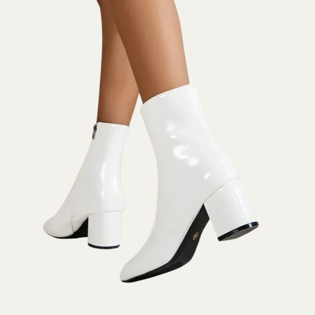 Women’s Patent Leather Ankle Boots