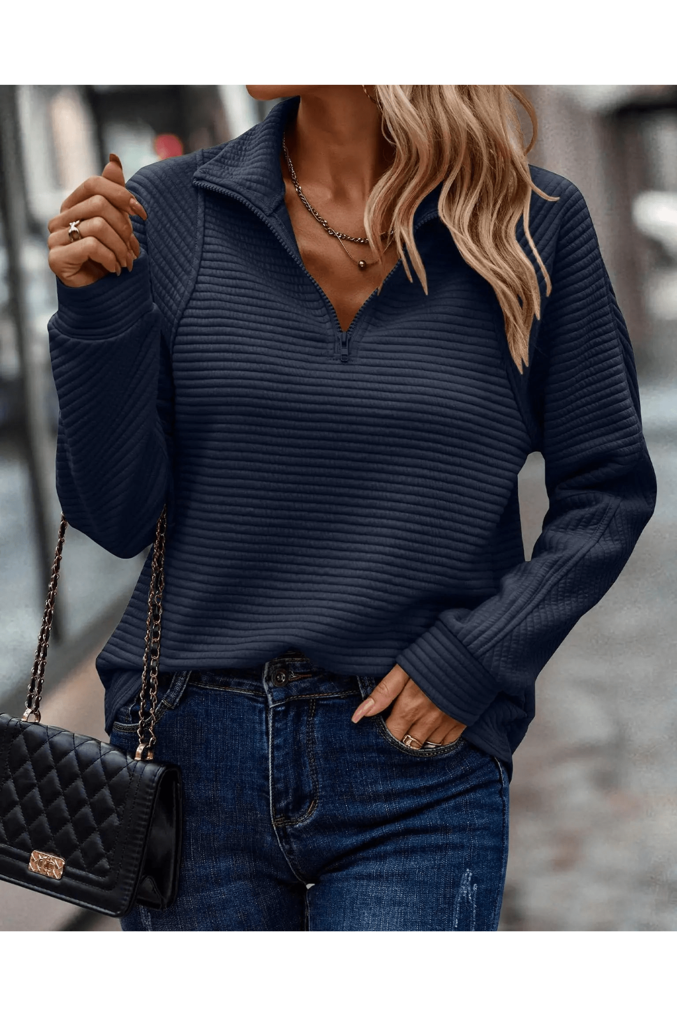 Nora | Women's V-Neck Sweater