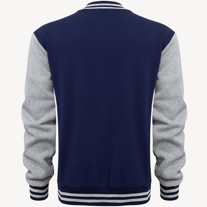 Men’s Color Block Varsity Jacket