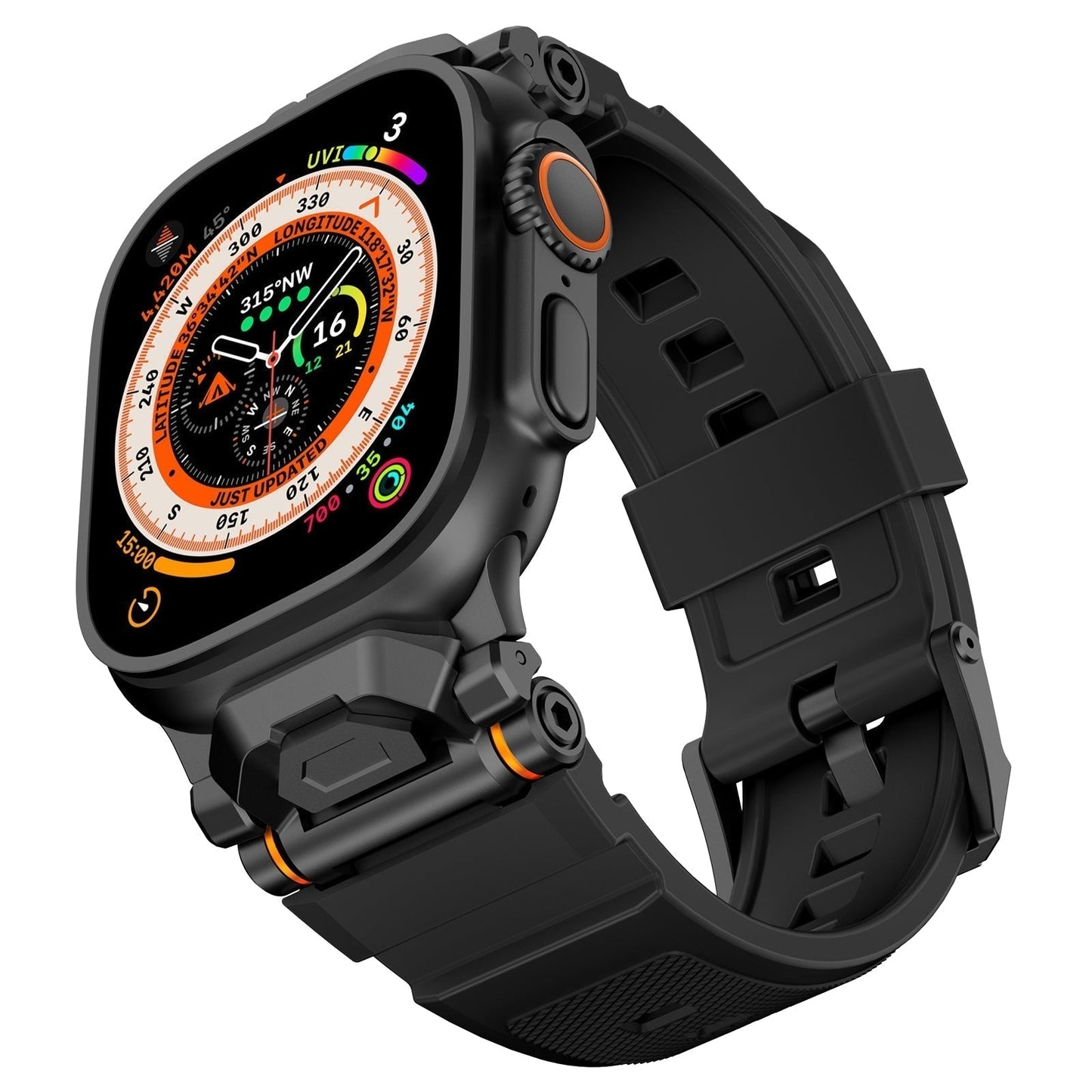 Durable Rubber Strap for Apple Watch