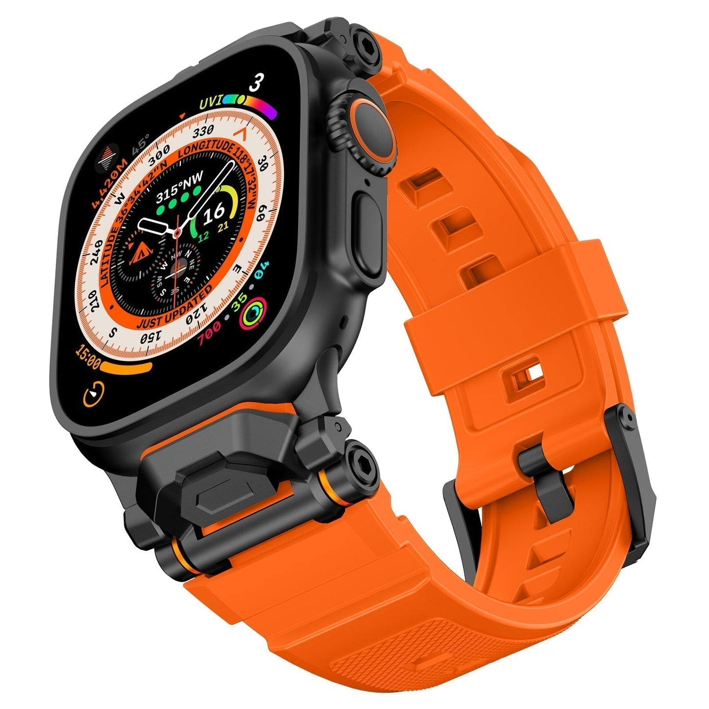 Durable Rubber Strap for Apple Watch