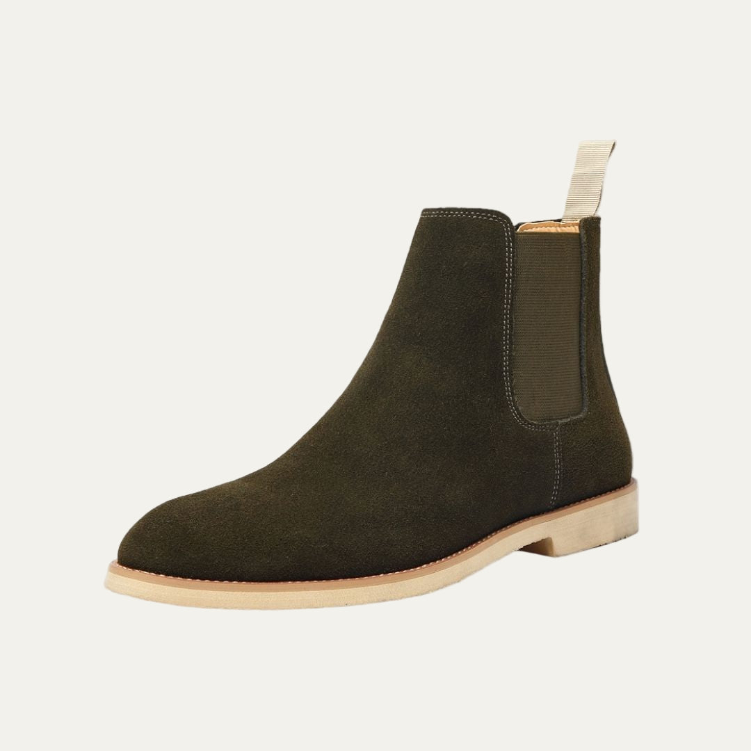 Men’s Polished Leather Dress Chelsea Boot
