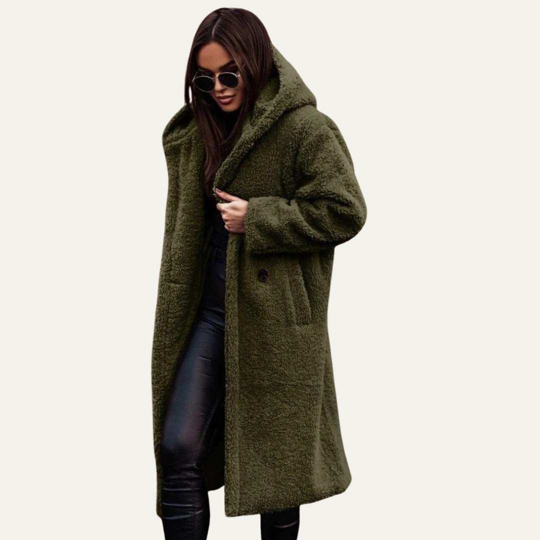 Women’s Oversized Long Teddy Coat