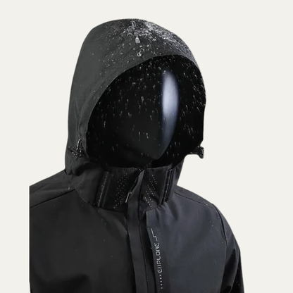 Men’s Waterproof Windproof High Neck Outdoor Shell Jacket