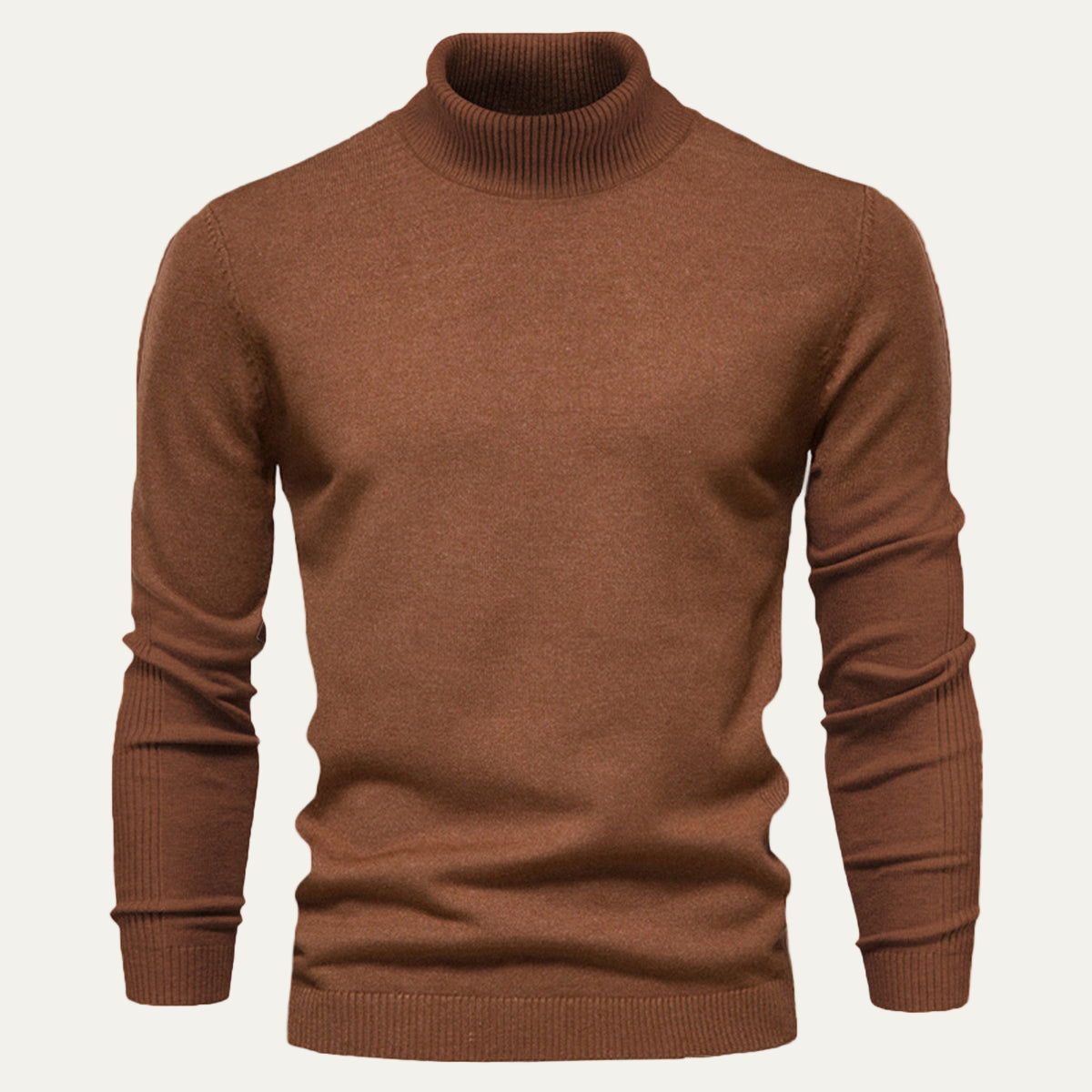 Men’s Modern High Collar Turtleneck Sweater