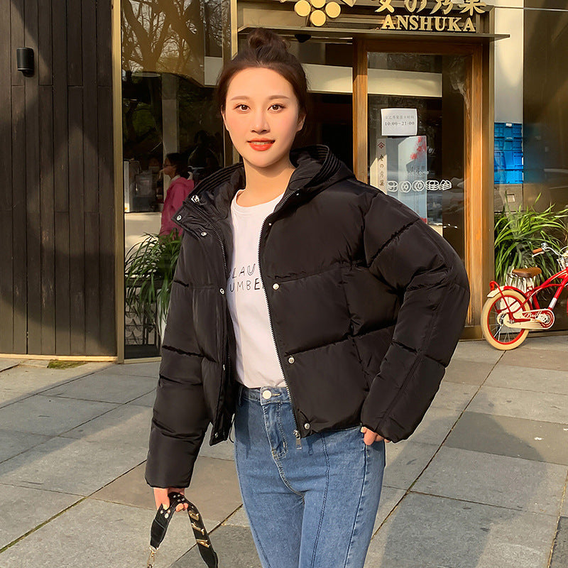 Warm Cozy Women's Short Parka Jacket - BritishElegance