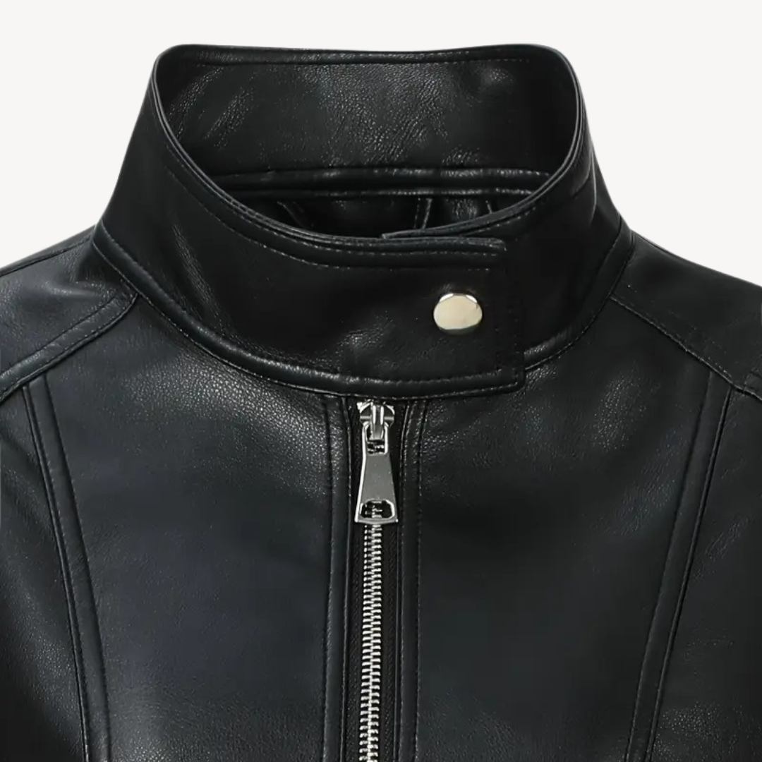 Faux Leather Jacket for Women