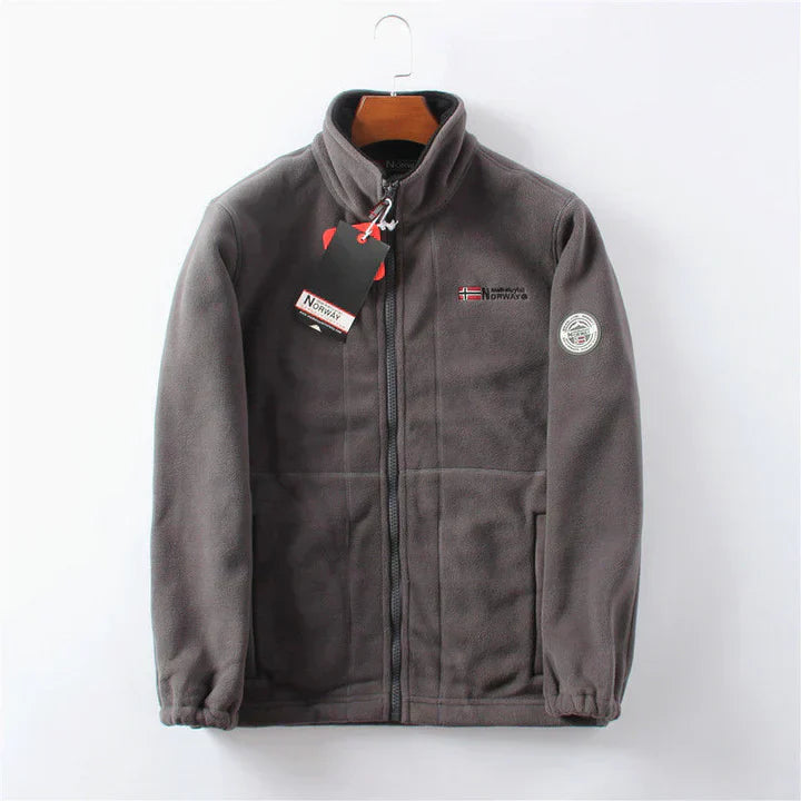 Men's fleece jacket: windproof and comfortable