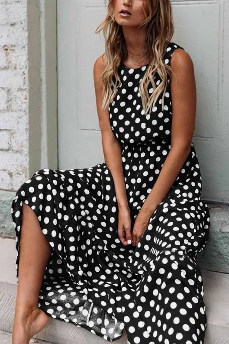 Loose Fit Floral Maxi Dress for Women