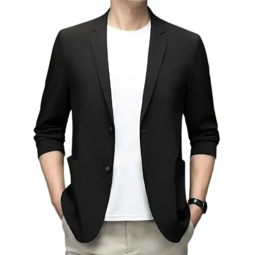 Slim Fit Men's Classic Two Button Blazer Jacket