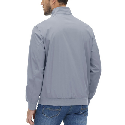 Men’s Minimalist Zip Front Blouson Jacket