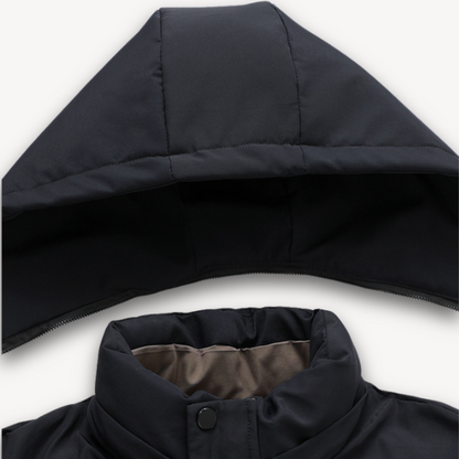 Men's Waterproof Softshell Jacket with Hood - Lightweight Windproof Coat