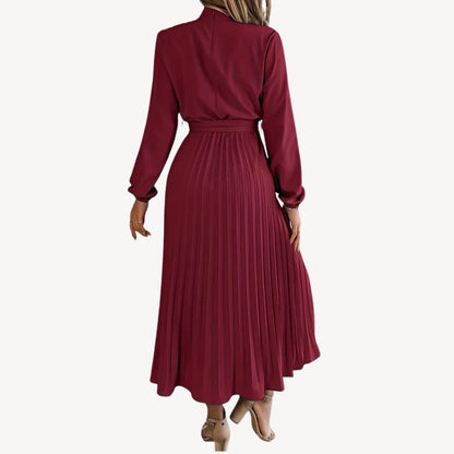 Pleated Midi Dress Women