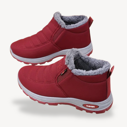 Winter Fur-Lined Orthopedic Ankle Boots Women