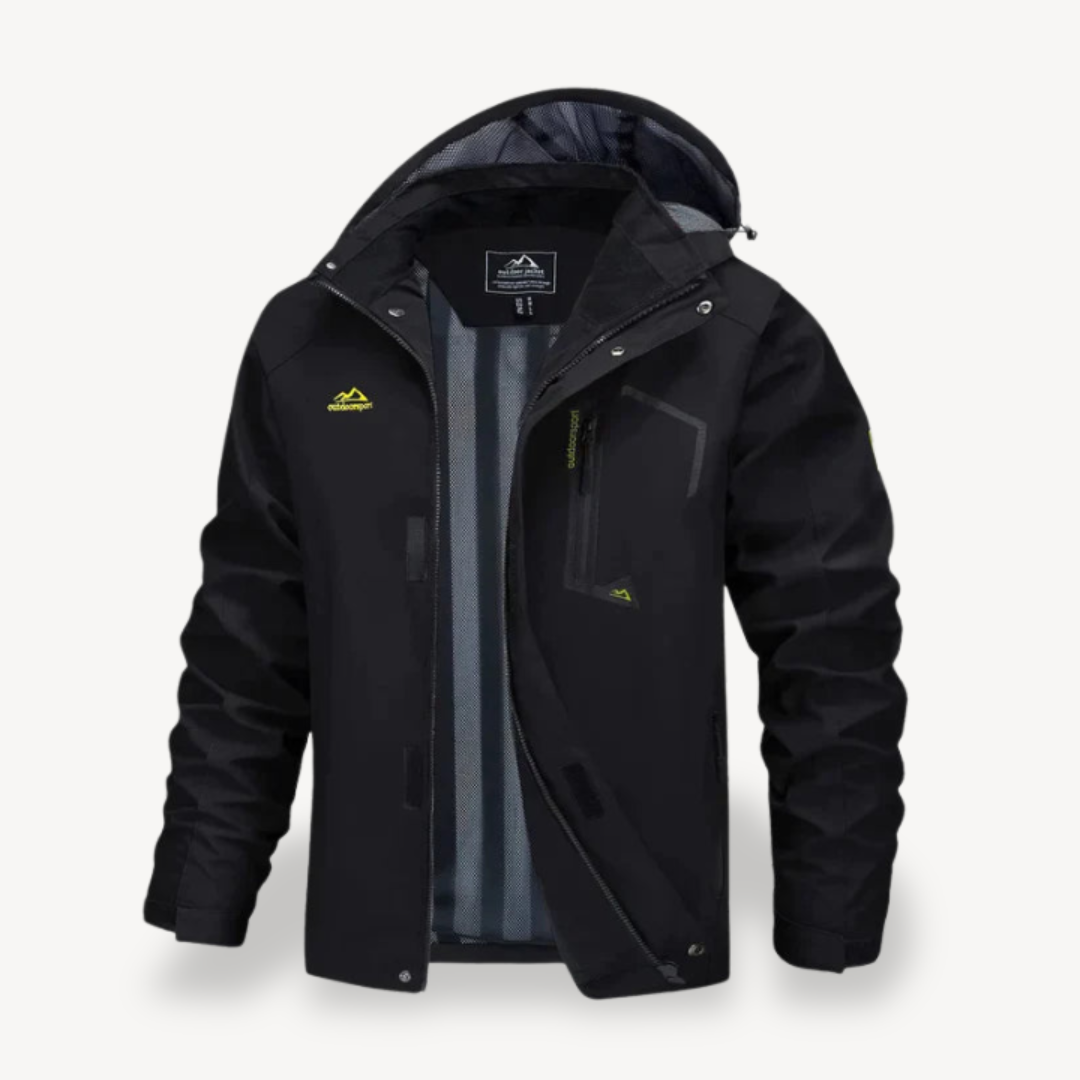 Men's Camo Waterproof Winter Jacket with Hood