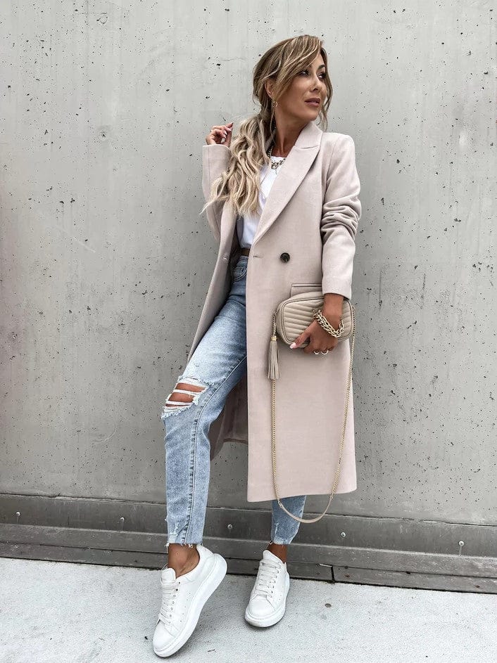 Classic Long Down Coat Warm Winter Parka
