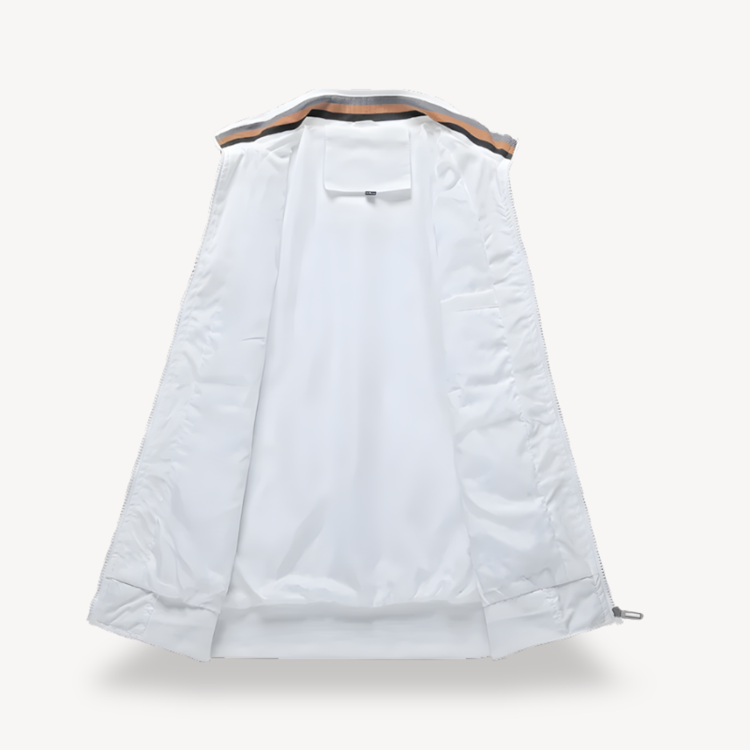 Men’s Lightweight Ribbed Golf Windbreaker