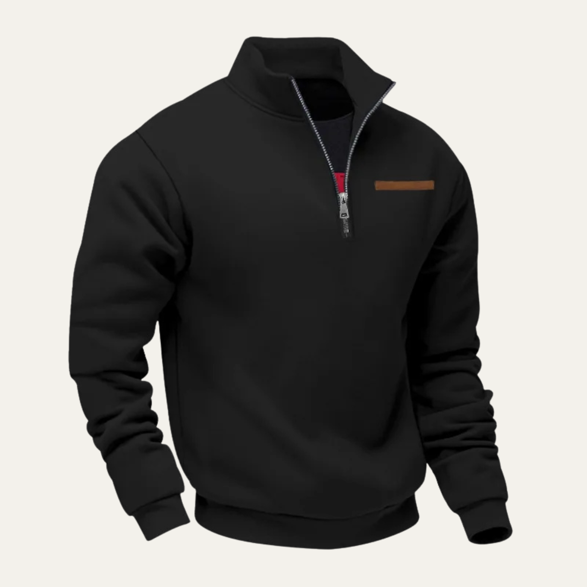 The Canterbury Men’s Quarter Zip Casual Stand Collar Jumper
