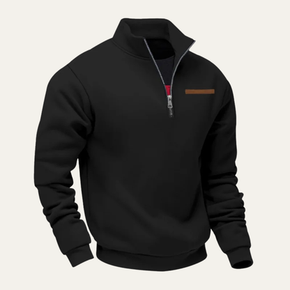 The Canterbury Men’s Quarter Zip Casual Stand Collar Jumper
