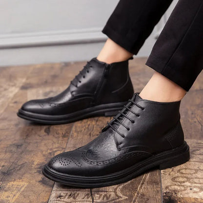 The Duke's Elegant Chelsea Boots for Men - Winter Luxury Business Shoes