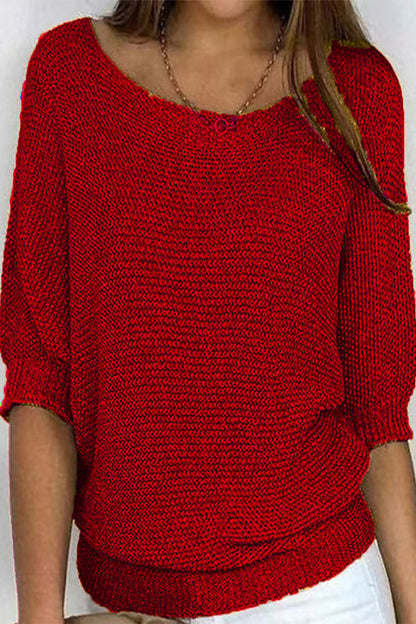 Batwing Sleeve Women's Sweater with Loose Fit – Mira