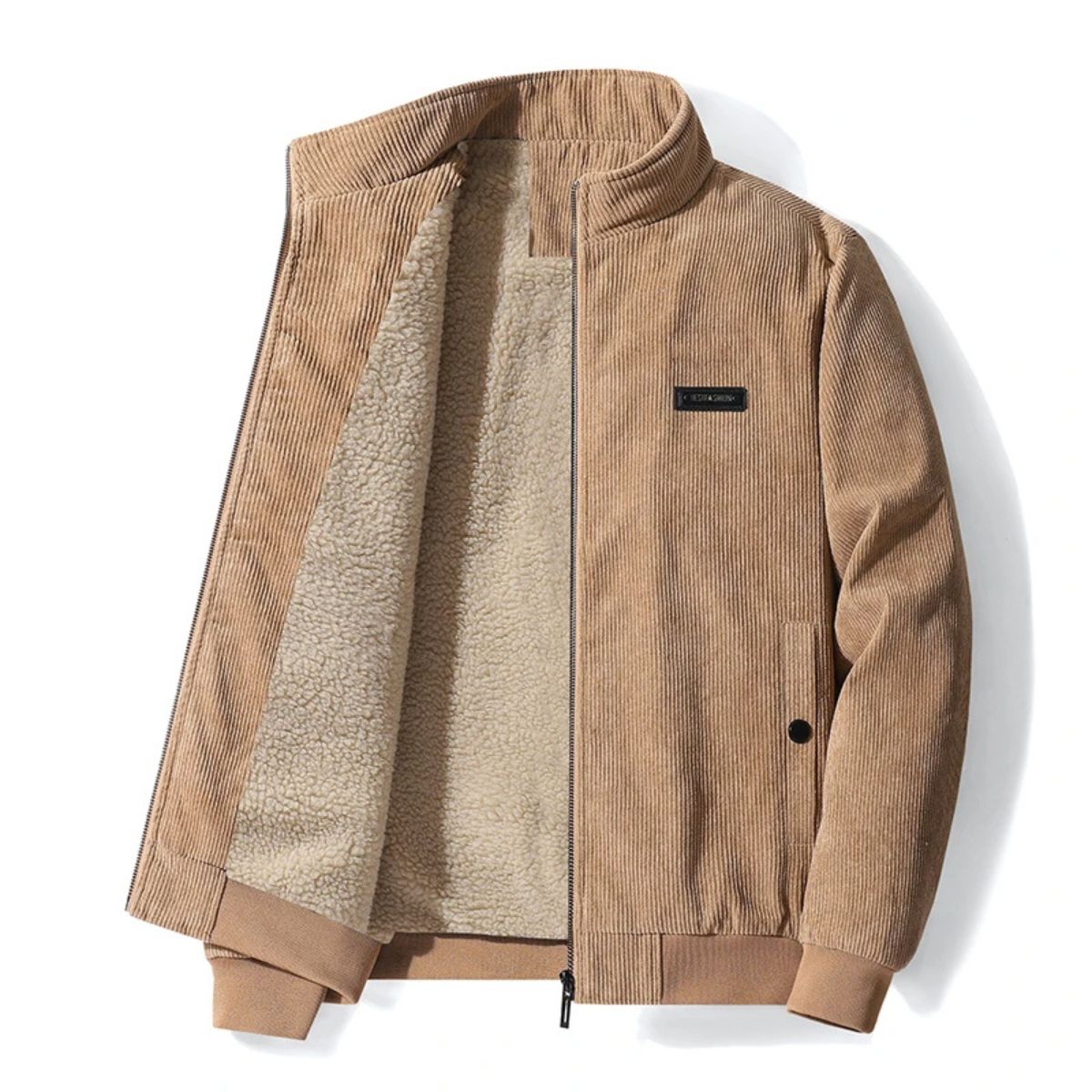 The Milton Fleece Lined Modern Corduroy Jacket for Men