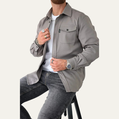 Men’s Military-Inspired Shacket