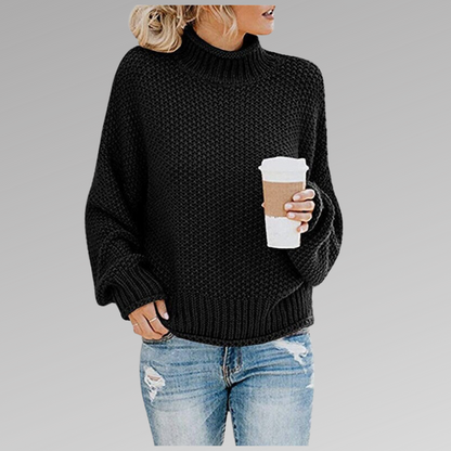 Comfy Women's Large Turtleneck Jumper Sweater