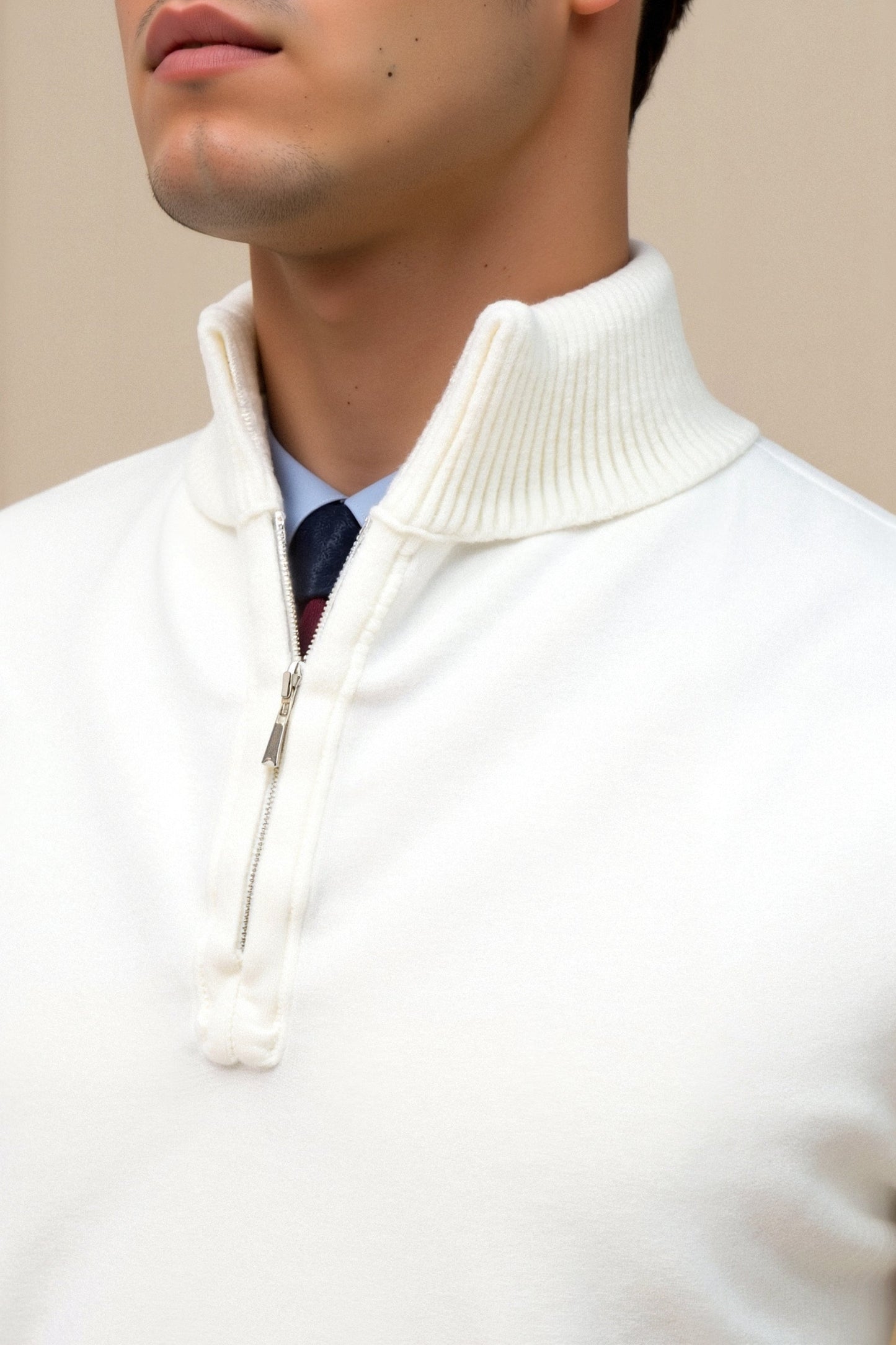 Klaus - Casual Quarter-Zip Jumper Men