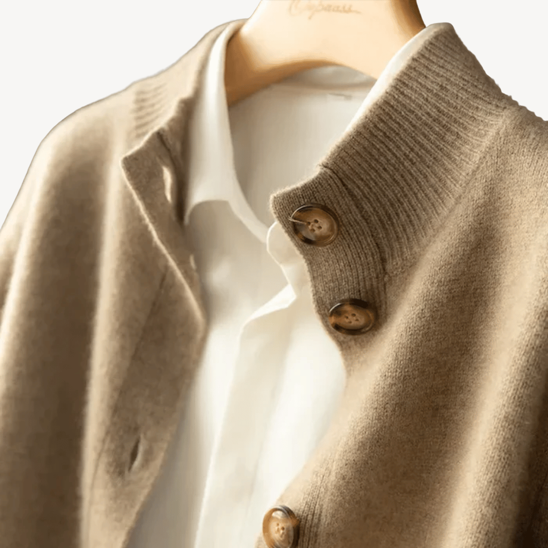 Cashmere Button-Down Sweater