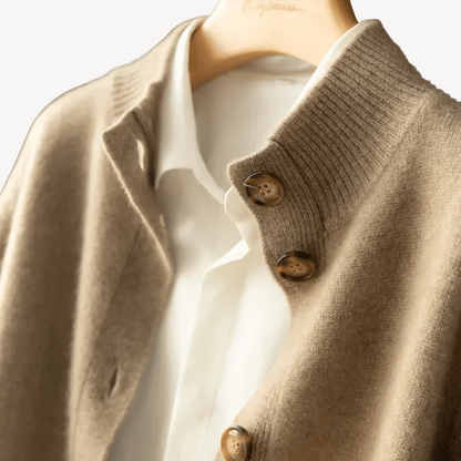 Cashmere Button-Down Sweater