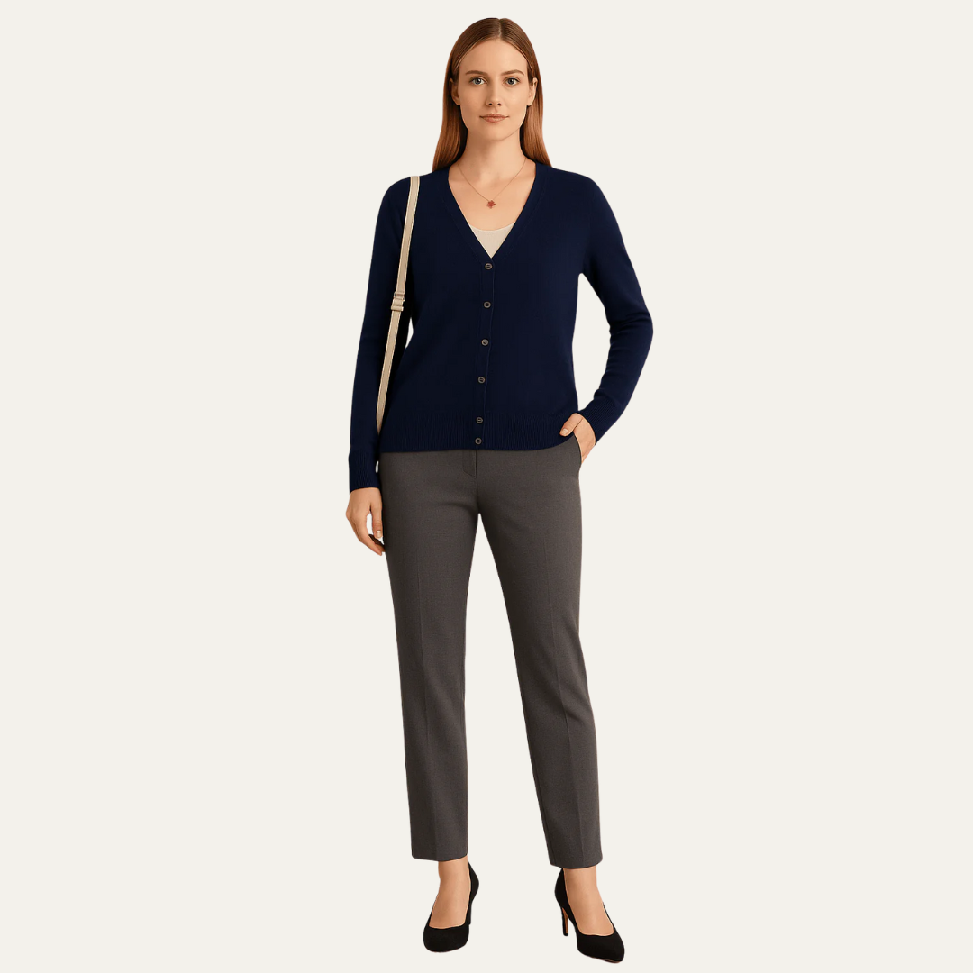 Women’s Classic Button-Front Cardigan