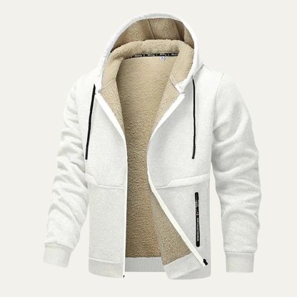 Men’s Sherpa Lined Heavy Zip Hoodie
