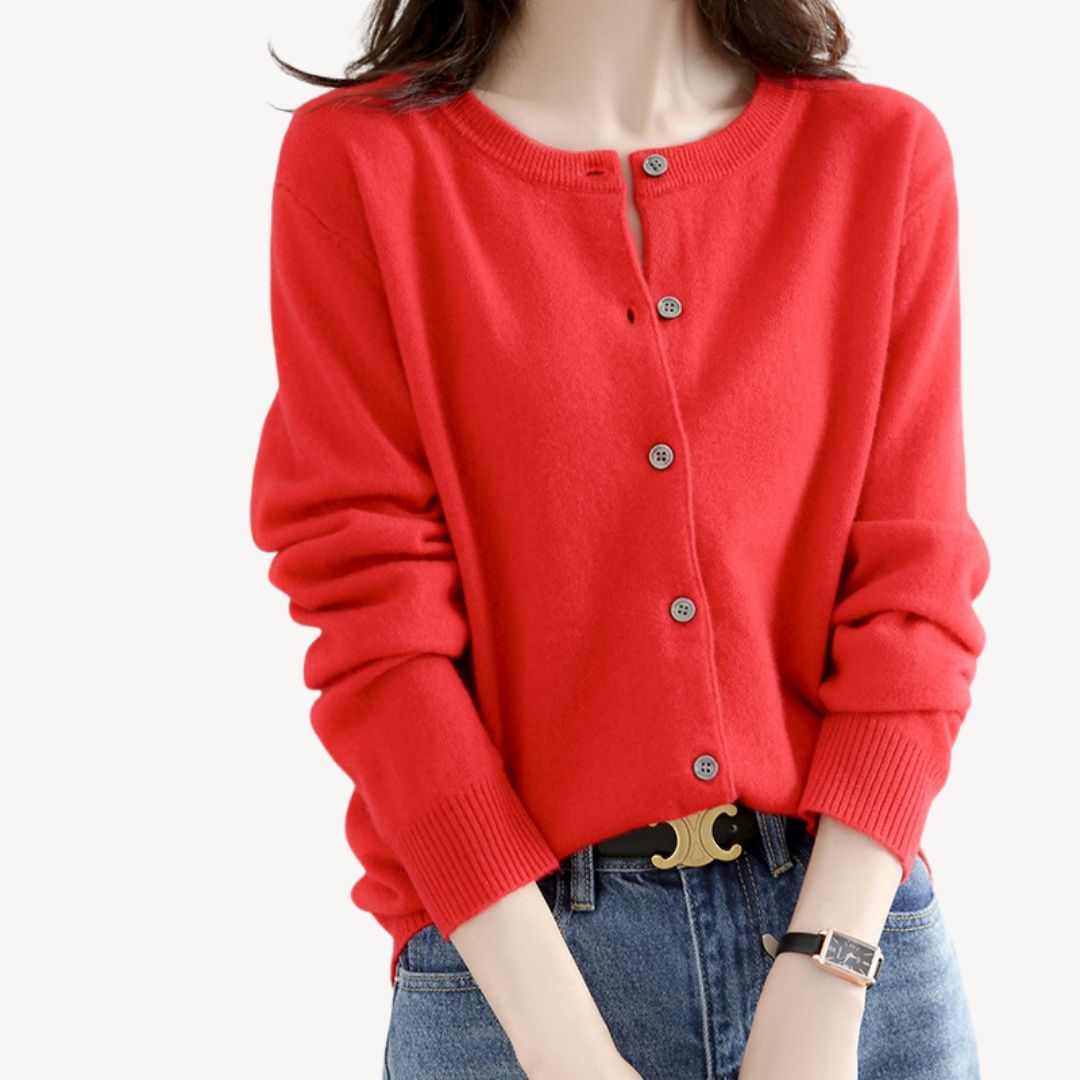 Women's Knit Button Front Cardigan