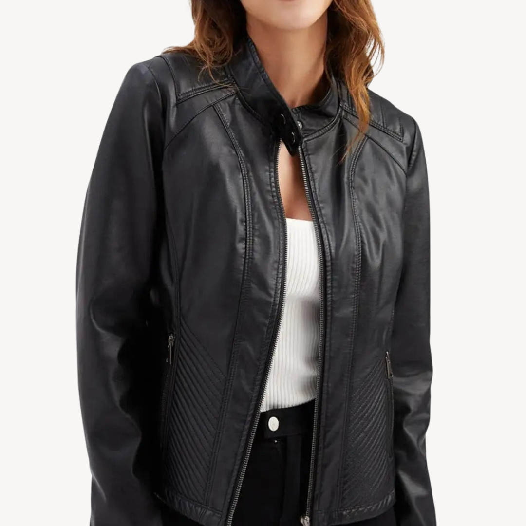 Faux Leather Jacket for Women