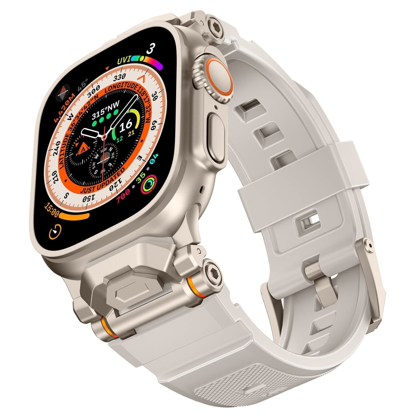 Durable Rubber Strap for Apple Watch