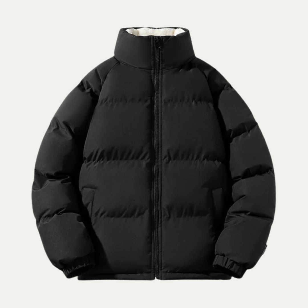 Men’s Reversible Sherpa Lined Puffer Jacket