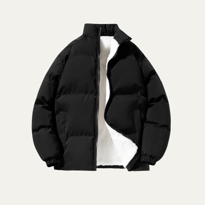 Men’s Cozy Plush Lined Puffer Jacket