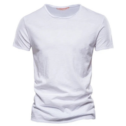 Men's Classic Anti-Sweat T-Shirt – Slim-fit Breathable Cotton Crew Neck